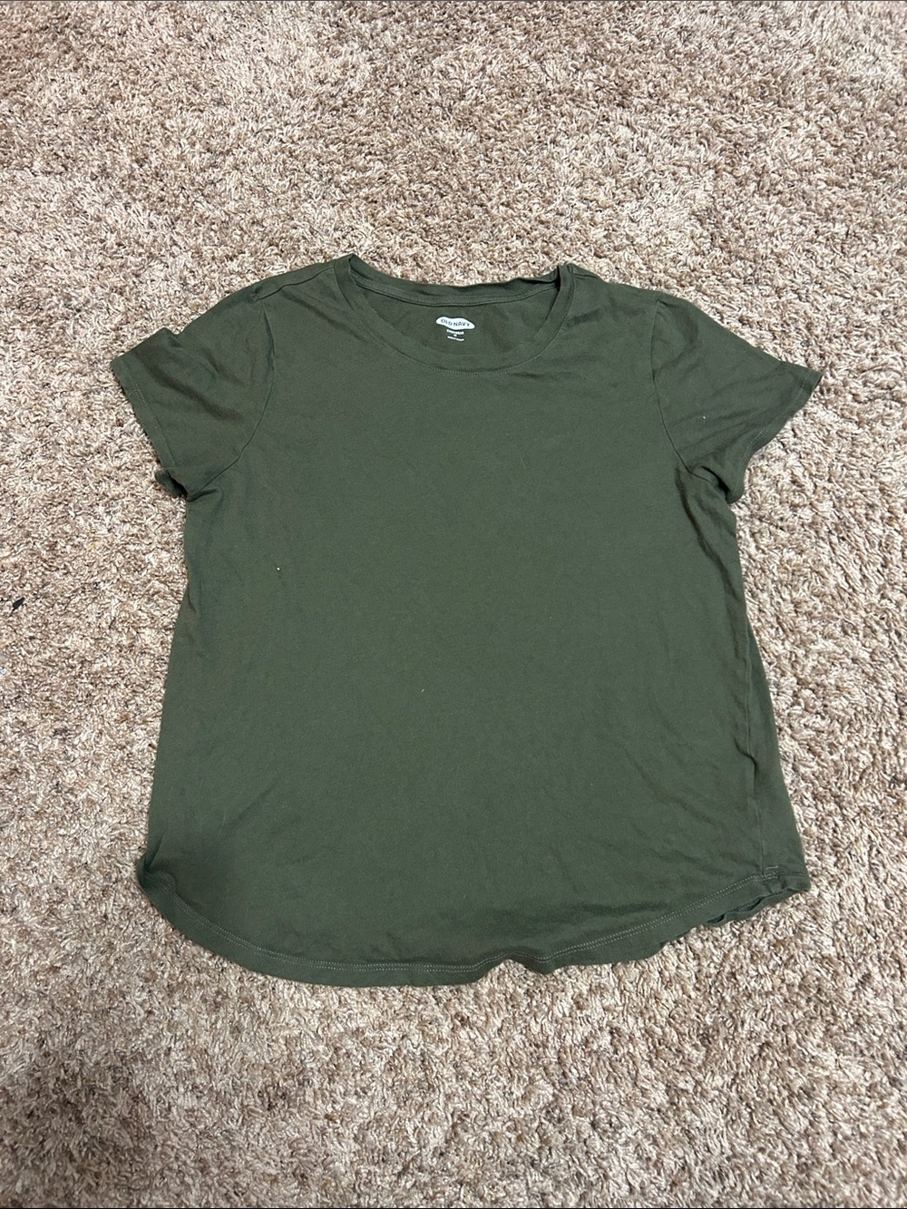 Classic Olive Green Short Sleeve Women's Tee
